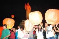 Flying Sky Lanterns Buddha Statue Hyderabad