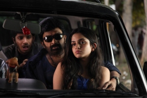 Rajasekhar, Sheena Shahabadi in Gaddam Gang Telugu Movie Stills