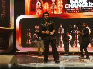 Ram Charan @ Game Changer Pre-Release Event Dallas USA Photos