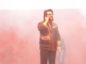 Ram Charan @ Game Changer Pre-Release Event Dallas USA Photos