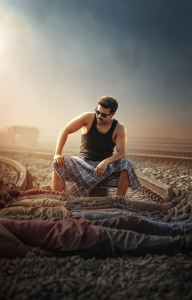 Actor Ram Charan in Game Changer Movie HD Images