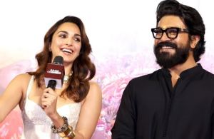 Kiara Advani, Ram Charan @ Game Changer Teaser Launch Lucknow Stills