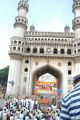 Ganesh Chaturthi 2012 Nimajjanam in Charminar Hyderabad Stills