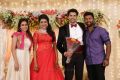 Keerthi, Shanthanu @ Ganesh Venkatraman Nisha Krishnan Wedding Reception Stills