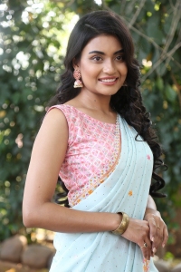 Telugu Actress Garima Chouhan in Saree Stills