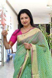 Actress Gautami Saree Pics @ Anni Manchi Sakunamule Interview