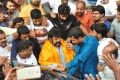 Nandamuri Balakrishna watches Gautamiputra Satakarni at Bramarambha theatre