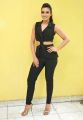 Actress Catherine Tresa in Black Dress Photos @ Gautham Nanda Interview