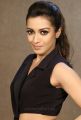 Actress Catherine Tresa in Black Dress Photos @ Gautham Nanda Interview