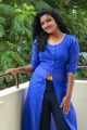 Actress Gayathri Photos in Blue Dress