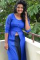 Actress Gayathri Photos in Blue Dress