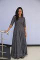 Actress Gayathrie Shankar Images in Grey Floral Long Dress
