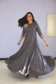 Actress Gayathrie Shankar Images in Grey Long Dress