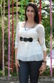 Gayatrhi Iyer in White Top and Black Jeans