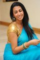 Gayatri Iyer Hot in Blue Saree Stills