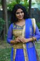 Actress Gayathri Rema Photos in Blue Churidar