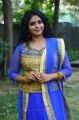 Actress Gayathri Rema Photos in Blue Churidar