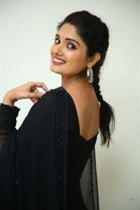 Pushpaka Vimanam Actress Geeth Saini Black Dress Images