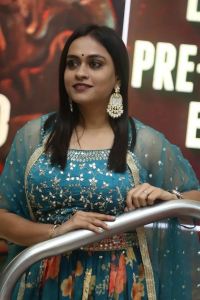 Anchor Geetha Bhagath Stills @ Prasanna Vadanam Pre Release