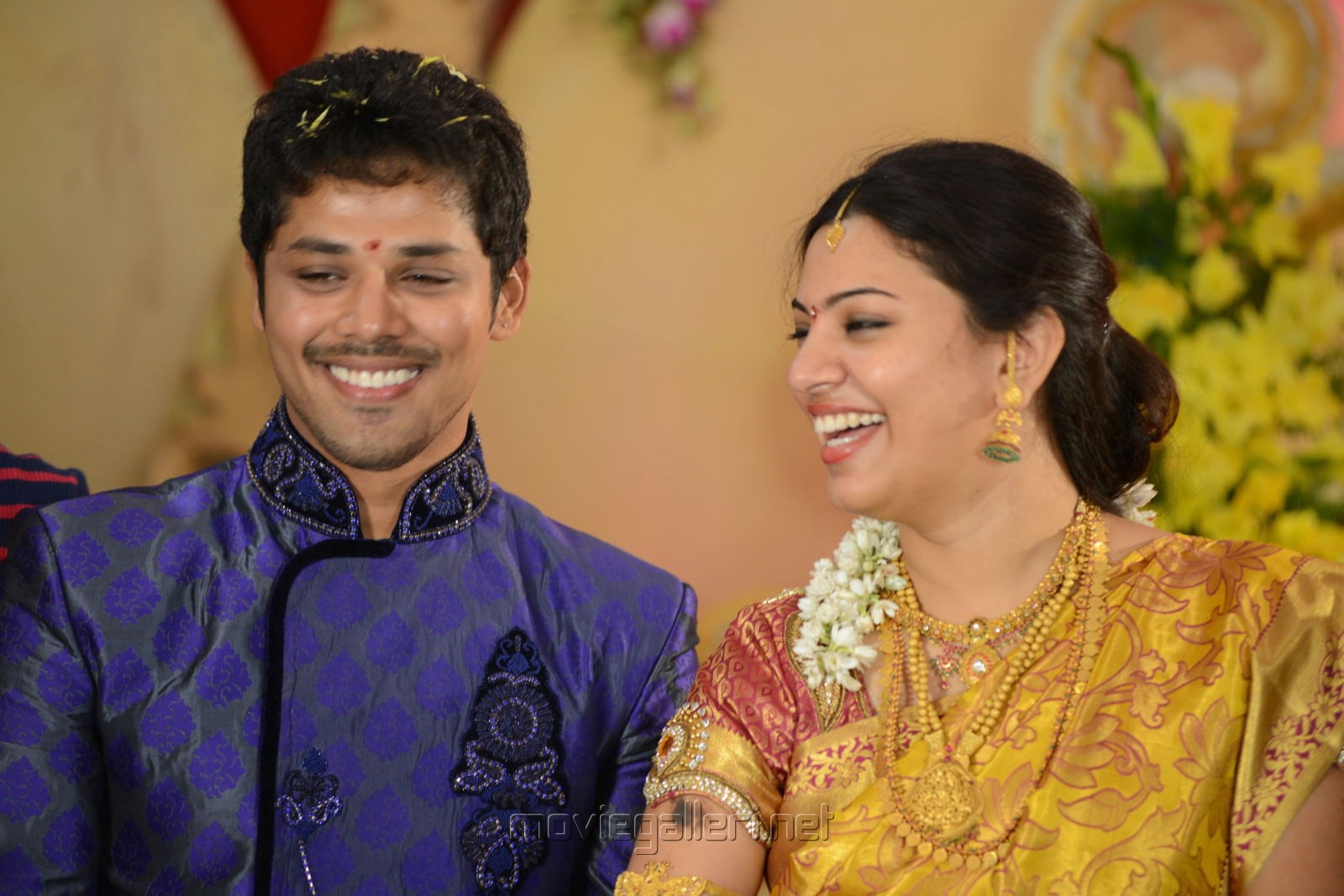 Actor Nandu & Singer Geetha Madhuri Engagement Photos.