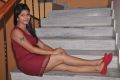 Telugu Actress Geethanjali Thasya Hot Pics in Red Dress