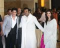 Shah Rukh Khan, Leander Paes with his wife Rhea Pillai