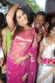 Actress Genelia in Hot Transparent Saree