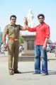 Sarath Kumar, Havish at Genius Telugu Movie Shooting Spot Stills