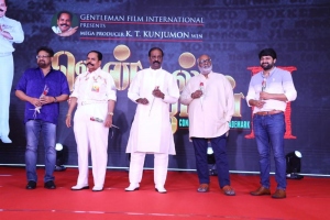 K.T.Kunjumon, Vairamuthu, MM Keeravani, Gokul Krishna @ Gentleman 2 Movie Launch Stills