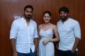 Santhosh Jayakumar, Sayyeshaa, Arya @ Ghajinikanth Movie Press Meet Stills