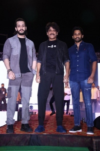 Naga Chaitanya, Nagarjuna, Akhil Akkineni @ The Ghost Pre Release Event Stills