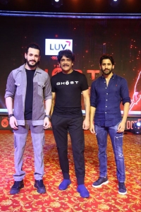 Naga Chaitanya, Nagarjuna, Akhil Akkineni @ The Ghost Pre Release Event Stills