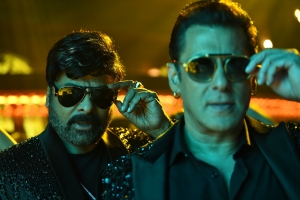 Chiranjeevi, Salman Khan in GodFather Movie HD Images