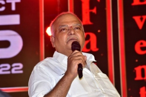 Producer NV Prasad @ GodFather Pre Release Event Stills