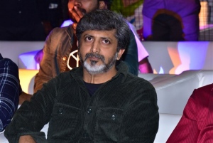 Director Mohan Raja @ GodFather Pre Release Event Stills