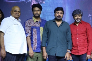 nv pRASAD, Satyadev, Chiranjeevi, mOHAN rAJA @ GodFather Blockbuster Success Meet Stills