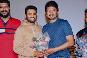 Santhanam, Udhayanidhi Stalin @ Gulu Gulu Press Meet Stills