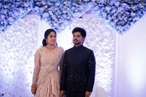 Producer D G Gunanidhi Sahana Wedding Reception Stills