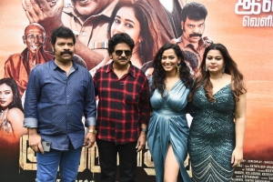 Ravi Mariya, Ramki, Sanjana Singh, Priya Asmitha @ GuruMurthi Movie Audio Launch Stills