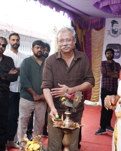 Director Uday Mahesh @ GV Prakash Anaswara Movie Launch Stills