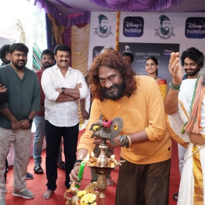 U K Senthilkumar @ GV Prakash Anaswara Movie Launch Stills