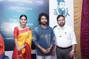 Actress Anaswara Rajan @ GV Prakash Movie Launch Stills