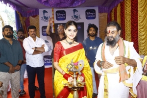 Actress Anaswara Rajan @ GV Prakash Movie Launch Stills