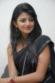 Telugu Actress Haasika Black Saree Hot Stills