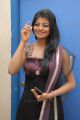 Actress Haasika Hot Stills in Very Dark Violet Color Dress