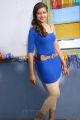 Telugu Actress Hamsa Nandhini Pics in Blue Sleeveless Dress