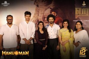 HanuMan Movie Press Meet Chennai Stills