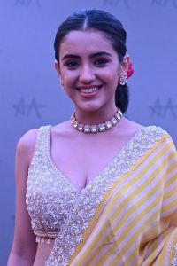 Malvika Sharma @ Harom Hara Movie Trailer Launch Stills