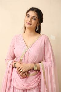 Actress Hasini Sudhir Images @ Purushothamudu Success Meet