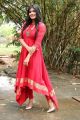 Actress Hebah Patel in Red Kurti Dress Photos